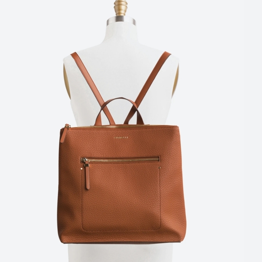 Vegan leather backpack